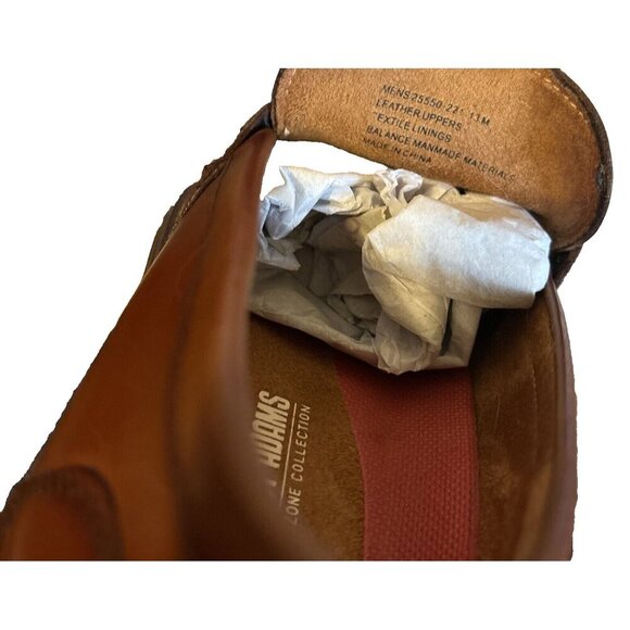 Mens  Stacy Adams Marlowe Algonquin Moc Toe Penny Slip On Cognac Leather 25550 main image 8